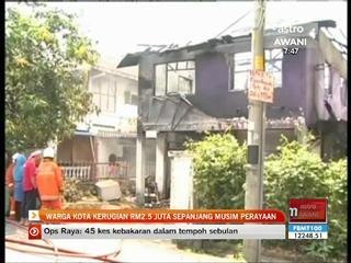 Warga kota rugi RM2.5 juta di musim raya