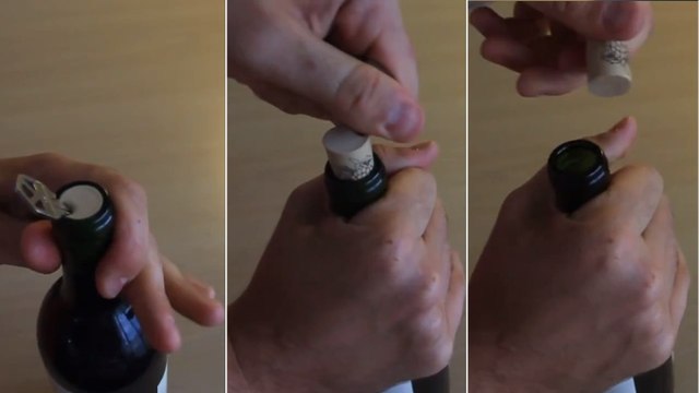 Pas de tire-bouchon ? Découvrez comment ouvrir une bouteille de vin avec une clé !