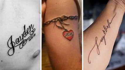 Les meilleures idées pour se faire tatouer le nom d'un être cher