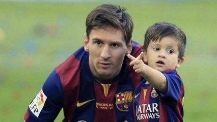 Les équipes que supportent le fils de Messi ne devraient pas plaire à son père !