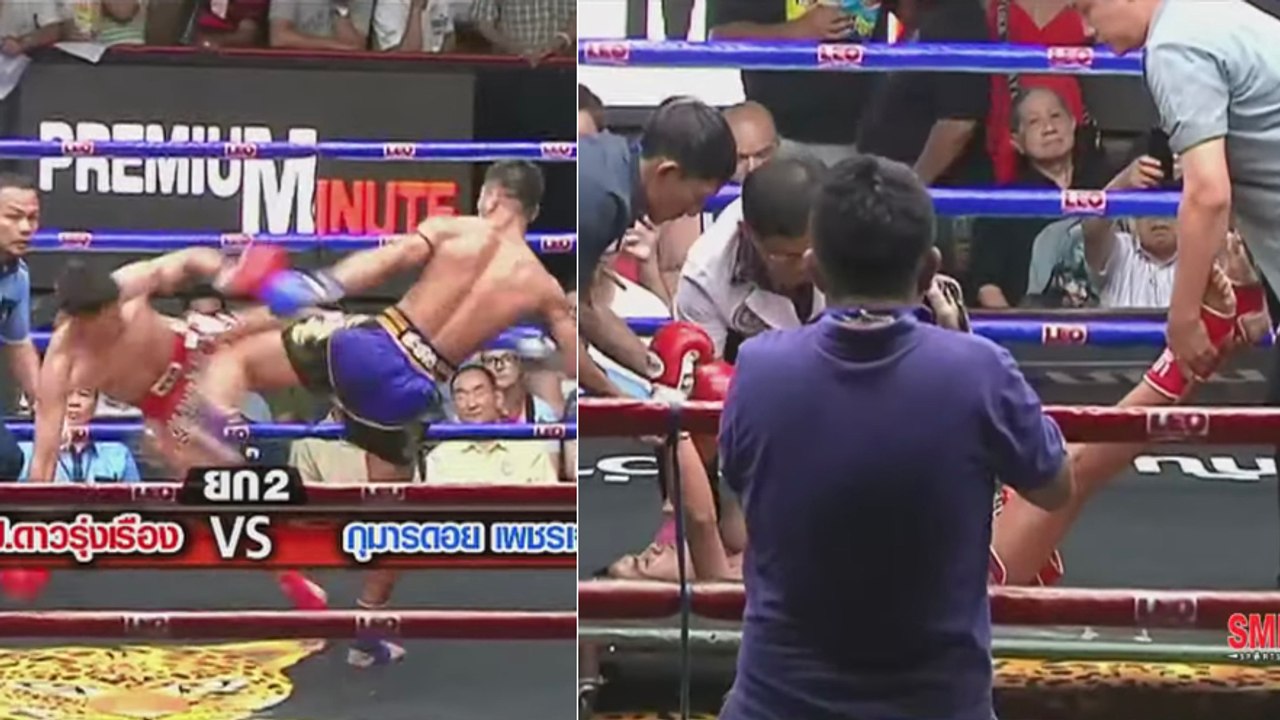 Muay thaï : le champion du Raja Phetsupan subit le KO le plus brutal de sa carrière !