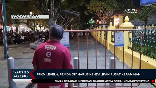 PPKM Level 4, Pemda DIY Harus Kendalikan Pusat Keramaian