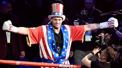 Flashback : Tyson Fury met un énorme KO à Tom Schwarz pour son premier combat à Las Vegas, masterclass !