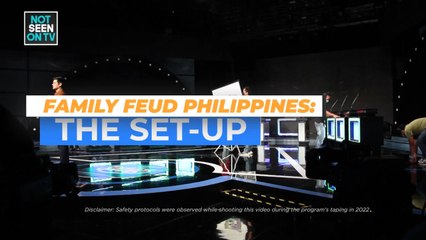 Not Seen On TV: 'Family Feud' Philippines studio set-up