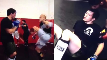 Quand Dustin Poirier détruisait un partenaire d'entraînement trop souvent absent pour le punir