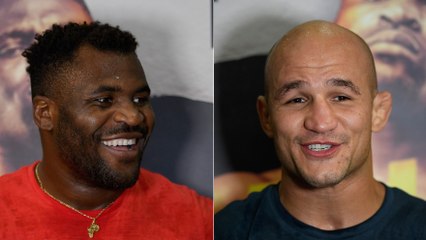 Francis Ngannou pense que la ceinture noire de jiu jitsu de Junior dos Santos est fausse