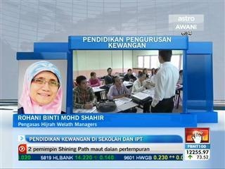 Pendidikan kewangan di sekolah dan IPT