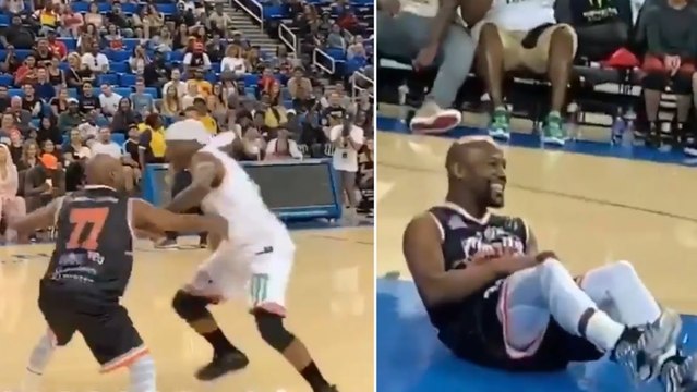 Floyd Mayweather subit sa première défaite en carrière... sur un terrain de basket ! L'humiliation en vidéo