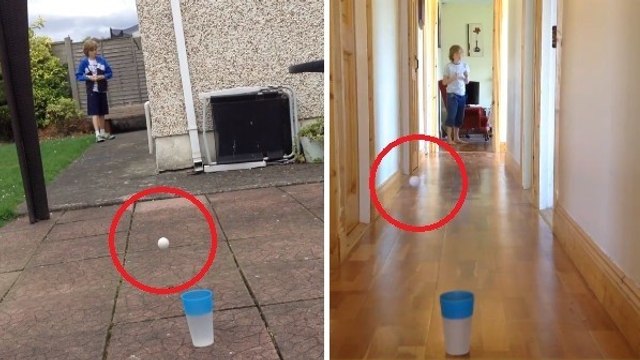 Il réalise des tours incroyables avec de simples balles de ping-pong !