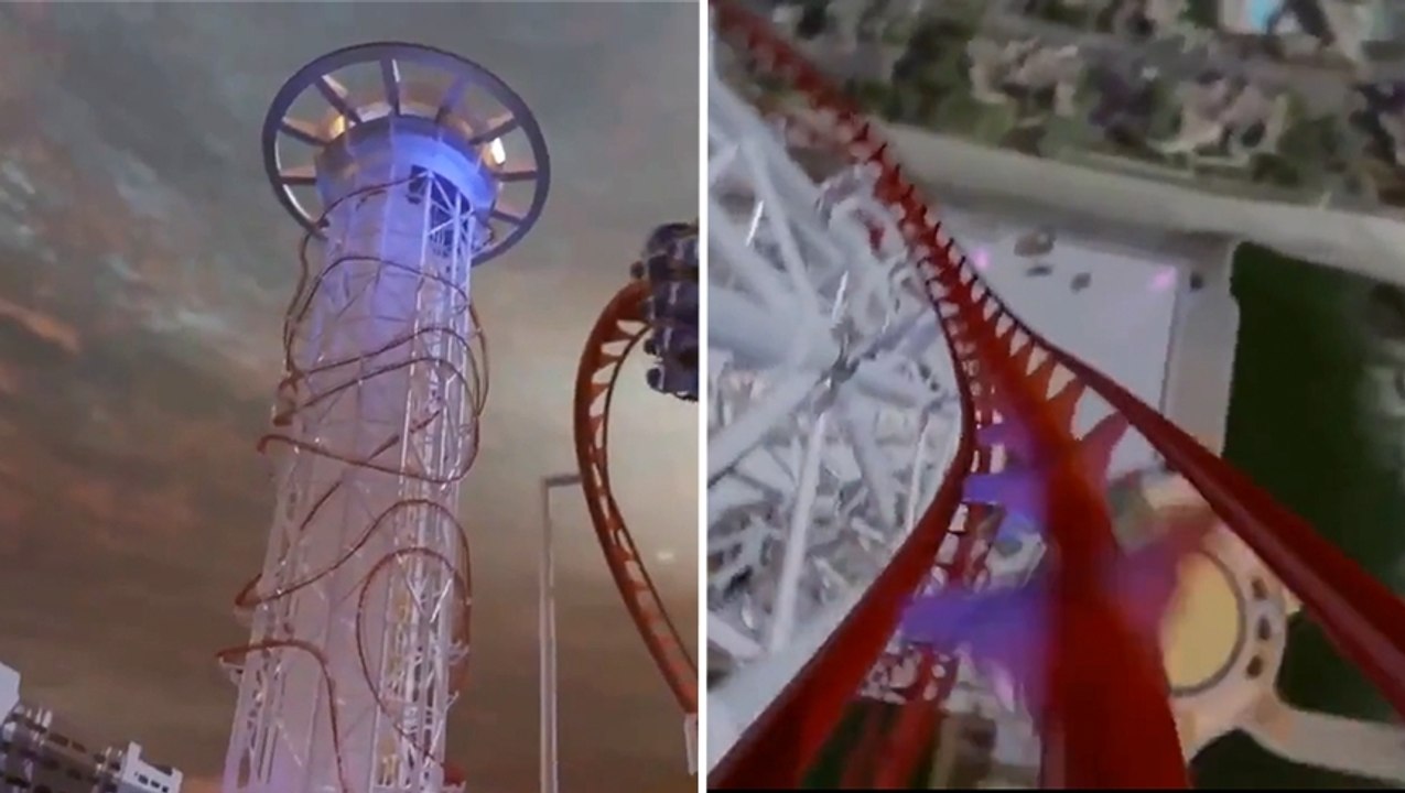 Skyplex: les montagnes russes les plus hautes du monde