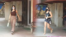 Sara Ali Khan और Jhanvi Kapoor ने gym के बाद कमाल के दिए पोज; Video | FilmiBeat