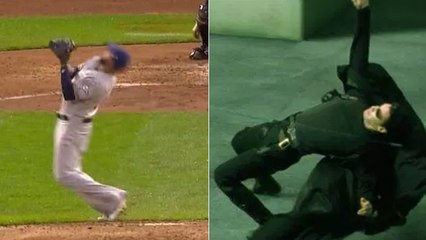 Baseball : la star Jeremy Jeffress réalise la prise la plus folle de l'histoire en mode Matrix (vidéo)