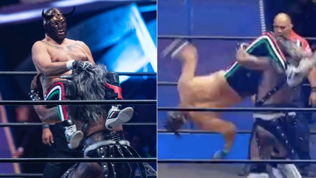 Cain Velasquez impressionne pour ses grands débuts en catch ! (VIDÉO)