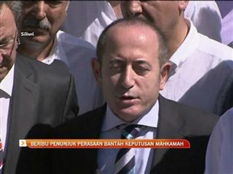 Beribu penunjuk perasaan bantah keputusan mahkamah