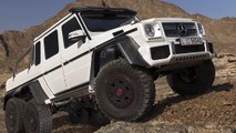 Mercedes G63 AMG: un 6x6 tout-terrain et tout confort