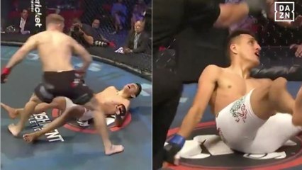 La combinaison folle de Jesse Strader pour mettre KO son adversaire : combo ultime ! (VIDÉO)