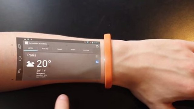 Cicret Bracelet : votre bras devient un écran tactile