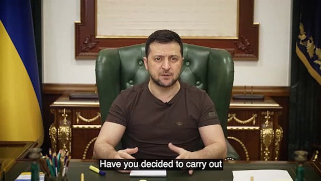 Zelenski: Si Rusia nos hace algo, tendrá las sanciones más severas