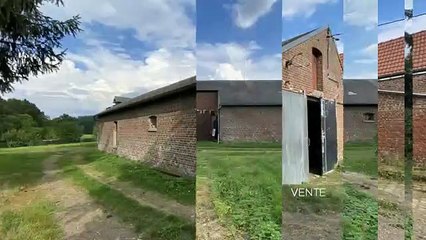 Beau bâtiment avec deux terrains à bâtir