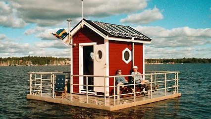 Cet hôtel se trouve au beau milieu d'un lac