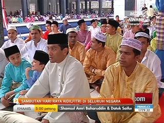 Sambutan Hari Raya Aidilfitri di seluruh negara
