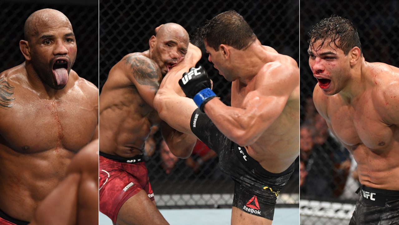 Yoel Romero vs Paulo Costa : pas de KO, mais la plus belle bataille de brutes de l'année (VIDÉO)