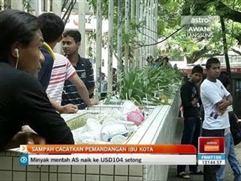 Sampah cacatkan pemandangan di hari raya