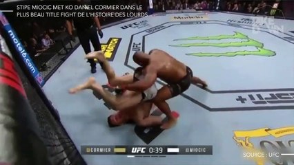Stipe Miocic met KO Daniel Cormier dans le plus beau title fight de l'histoire des lourds (VIDÉO)