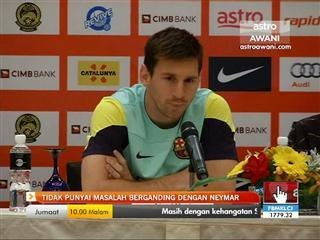 Messi tiada masalah berganding dengan Neymar