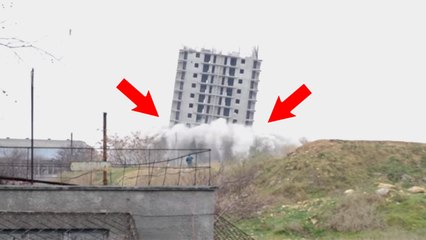 Cet immeuble était censé s'écrouler, mais il y a eu un petit imprévu