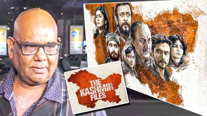 Satish Kaushik Reaches Theatre To Support 'The Kashmir Files'