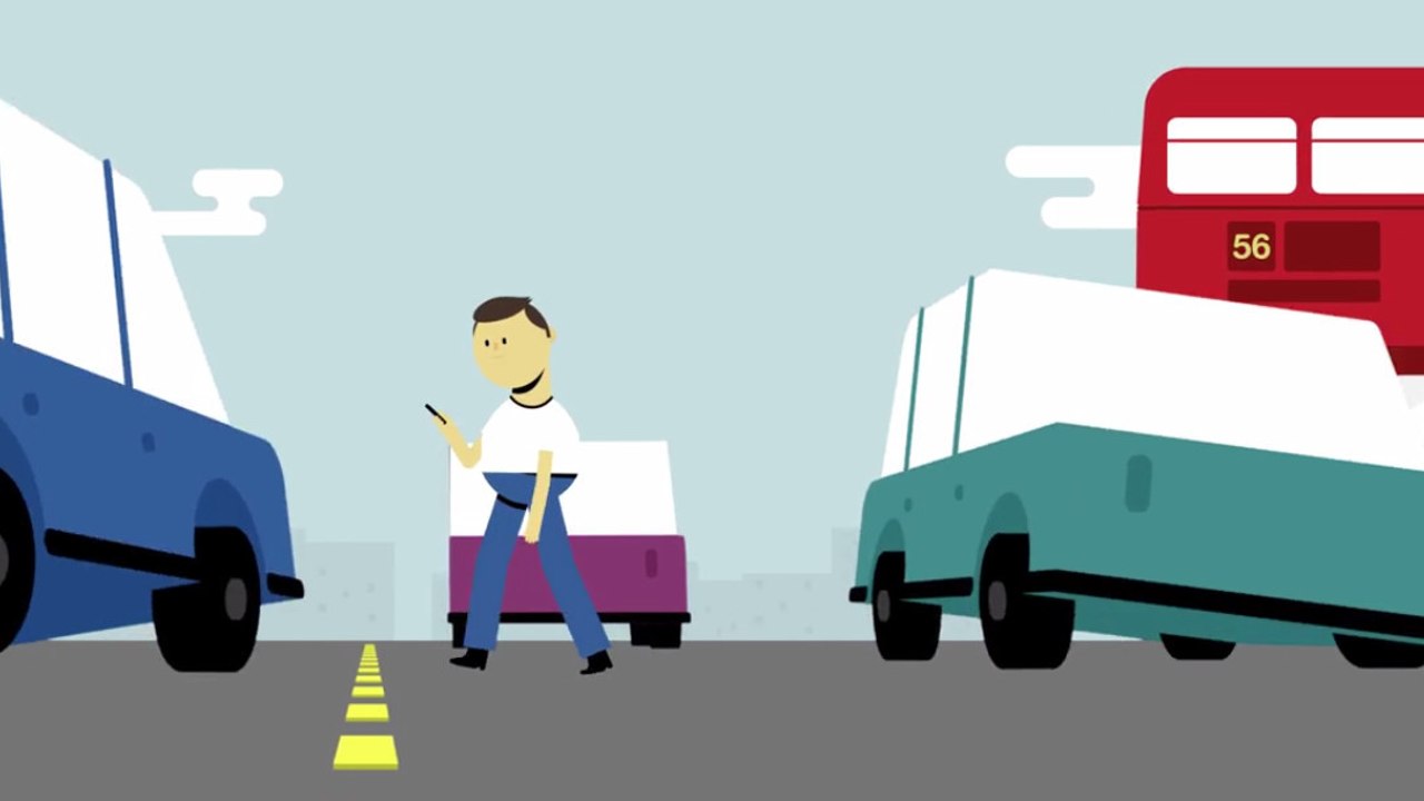 Un court métrage montre les dangers à rester scotché à son smartphone en permanence