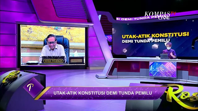 Ramai Usulan Tunda Pemilu 2024, Ini Kata Mahfud MD - ROSI