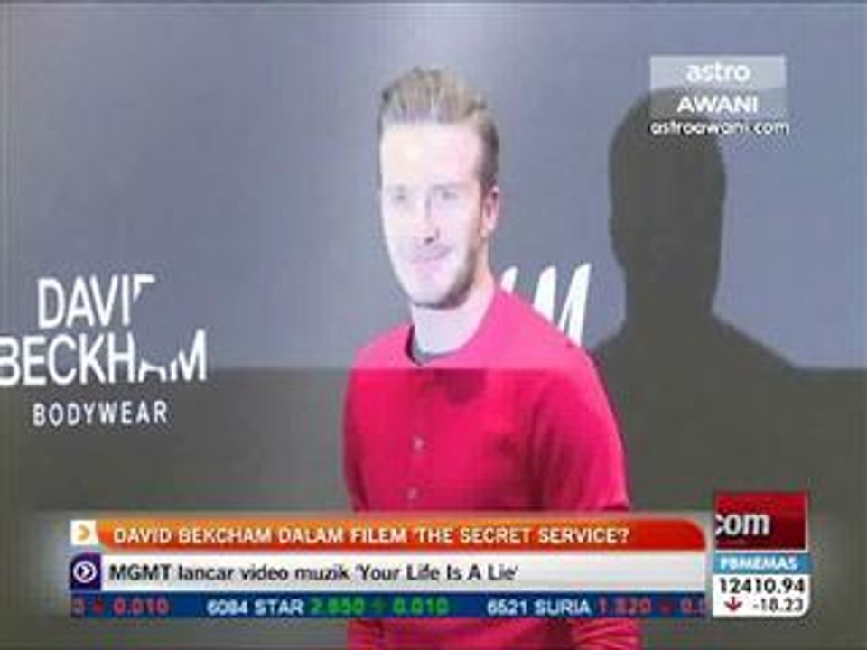 David Beckham dalam filem 'The Secret Service'