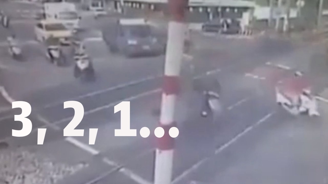 Au moment de traverser cette voie ferrée, ces automobilistes ont eu la frayeur de leur vie