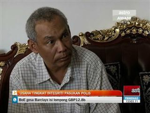 Usaha tingkat integriti pasukan polis