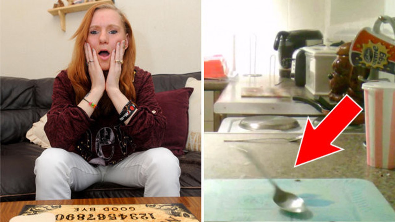 Elle filme des phénomènes paranormaux dans sa cuisine