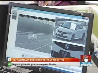 Isu saman AES dibincang selepas aidilfitri