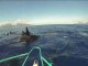 Killer whales swim around fishing boat near Tahiti