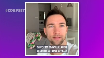 Confinement : le volleyeur pro Kévin Tillie nous montre son entraînement de sport à la maison