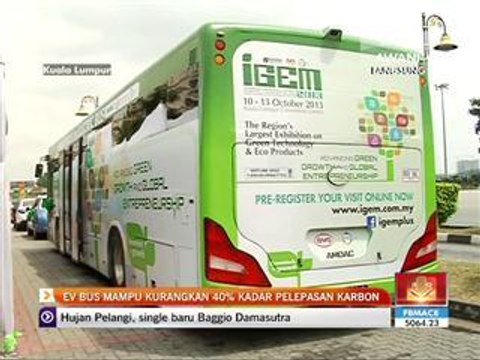 EV Bus mampu kurangkan 40% kadar pelepasan karbon