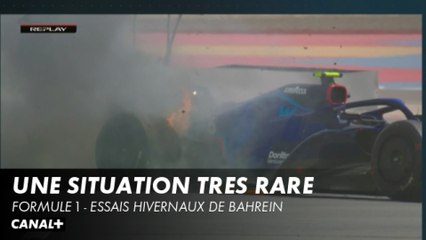 Les freins de Nicholas Latifi en feu ! - Essais hivernaux F1 de Bahreïn