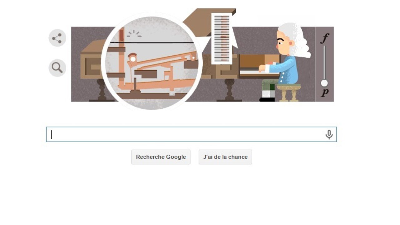 Il y a 360 ans naissait Bartolomeo Cristofori : Google lance un Doodle pour rendre hommage à l'inventeur du piano forte