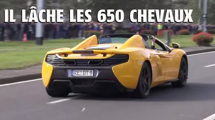 L'accélération incroyable de la McLaren 650S Spider