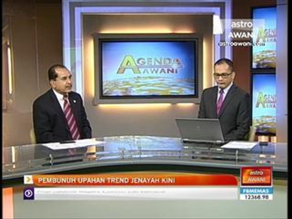 Agenda Awani: Pembunuh upahan trend masa kini