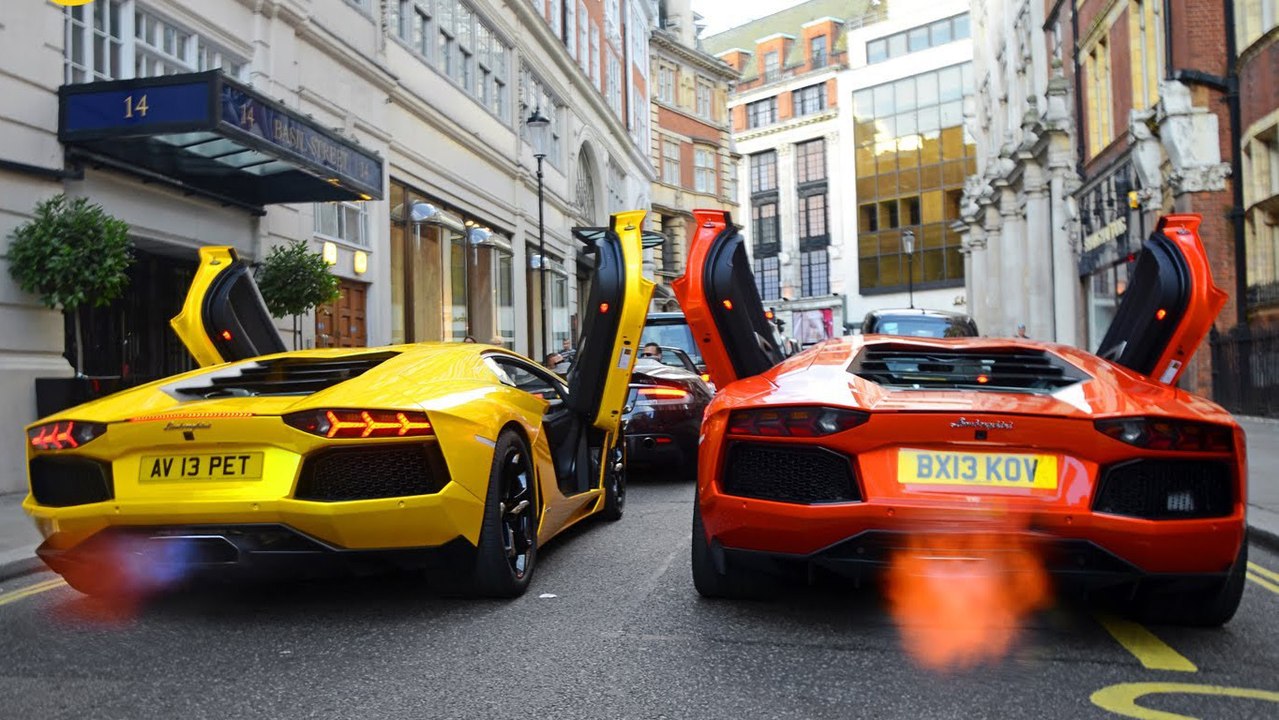 Les Lamborghini Aventador envahissent les rues de Londres