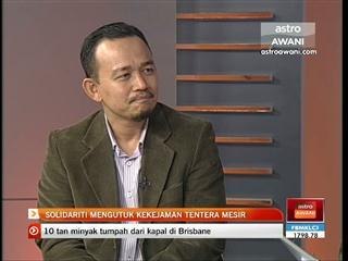 Solidariti mengutuk kekejaman tentera Mesir