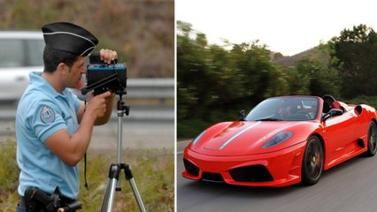 Flashé à 250 km/h, il repart quand même avec sa Ferrari et son permis de conduire