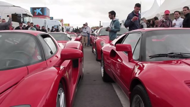 Une collection de Ferrari que tout le monde rêve d'avoir