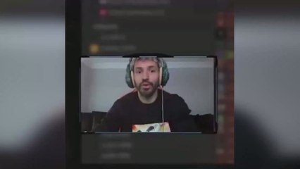 Quand Kun Agüero appelle Lionel Messi en plein stream